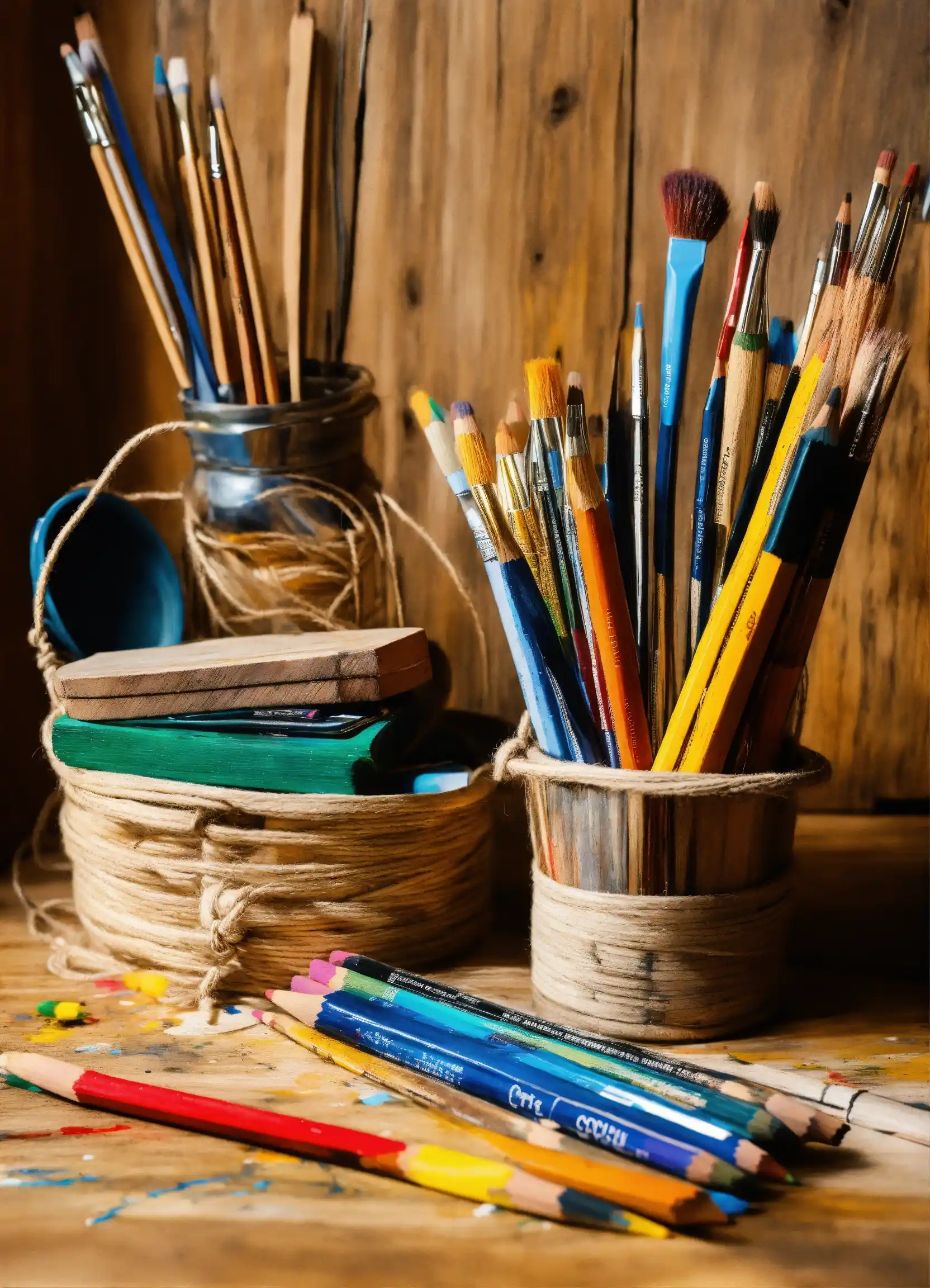 Intuïtieve aquarelschildering met zachte kleuren